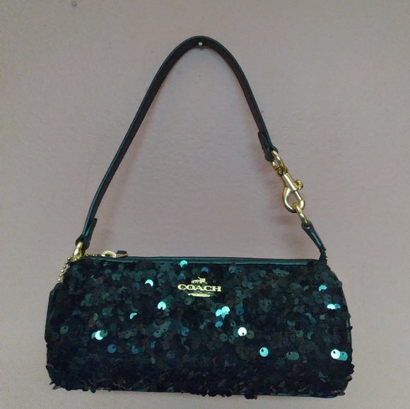 NWT Coach Nolita Sequin Barrel Bag . Beautiful! - Picture 1 of 7